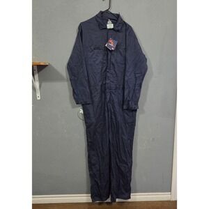LAPCO FR Men's Navy Blue Flame Resistant Coveralls Workwear Size LAR-REG